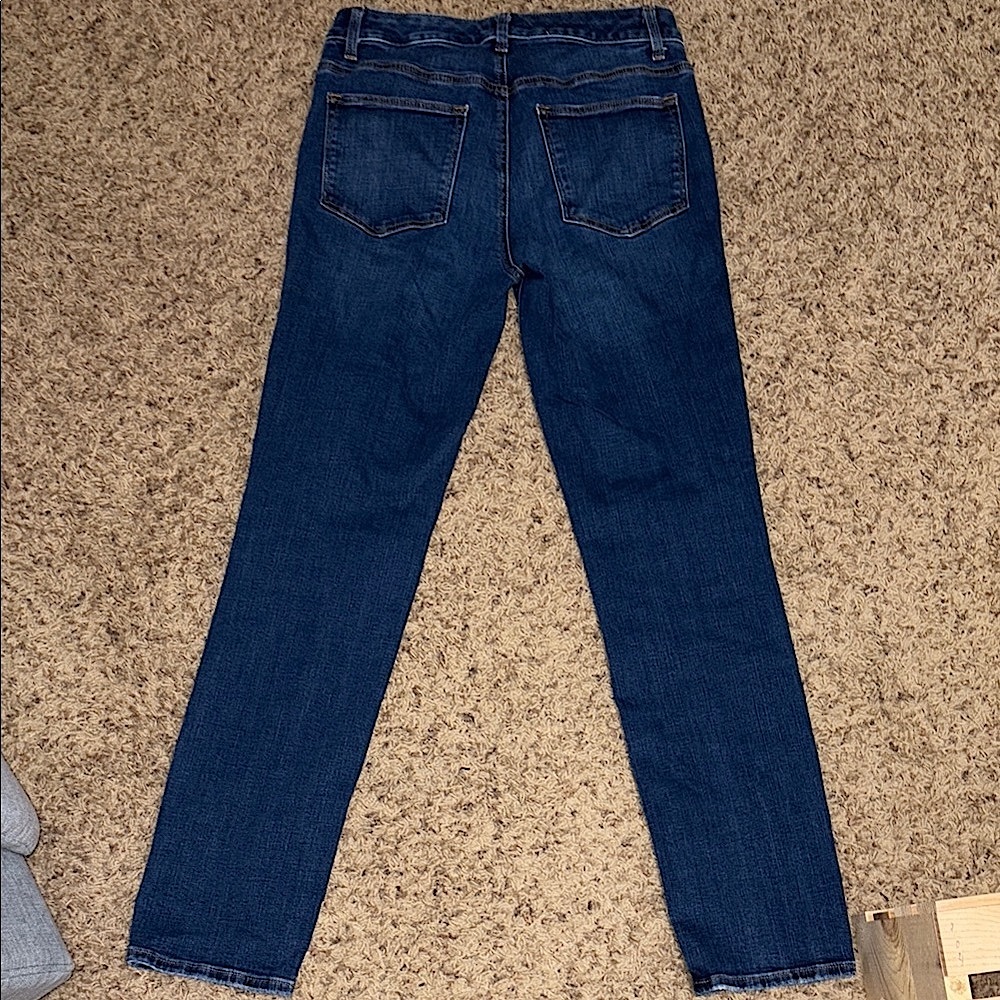 Talbots Straight Leg Size 4 Classic Blue Denim Jeans - Picture 4 of 7
